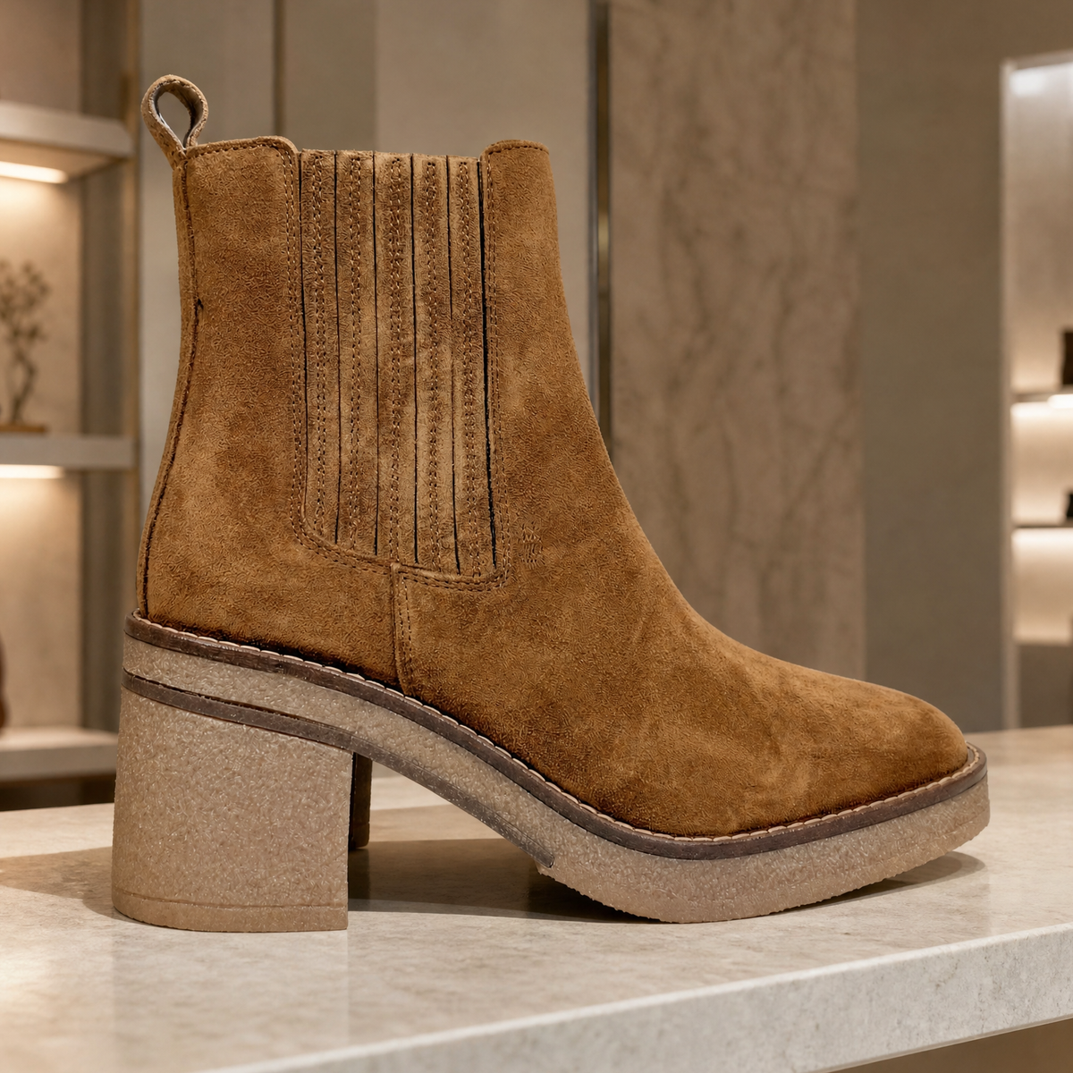 Alpe Janis cuoio suede Alpe