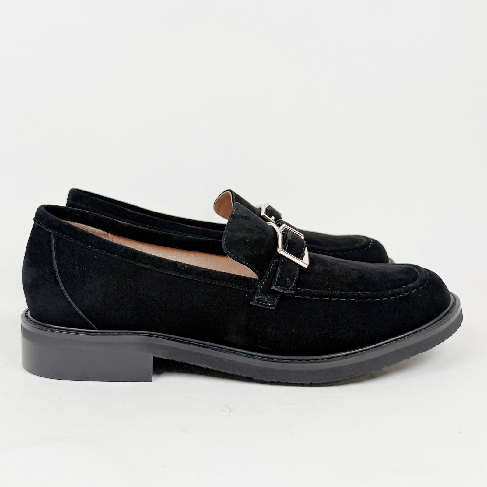 D&J Brogane black suede Django & Juliette