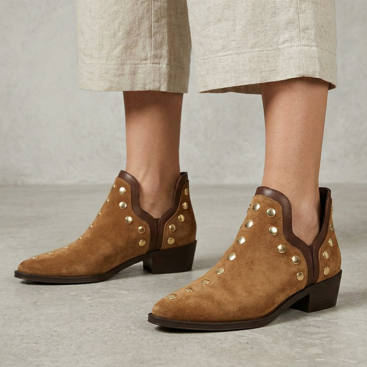 Alpe Cecille cuero suede Alpe