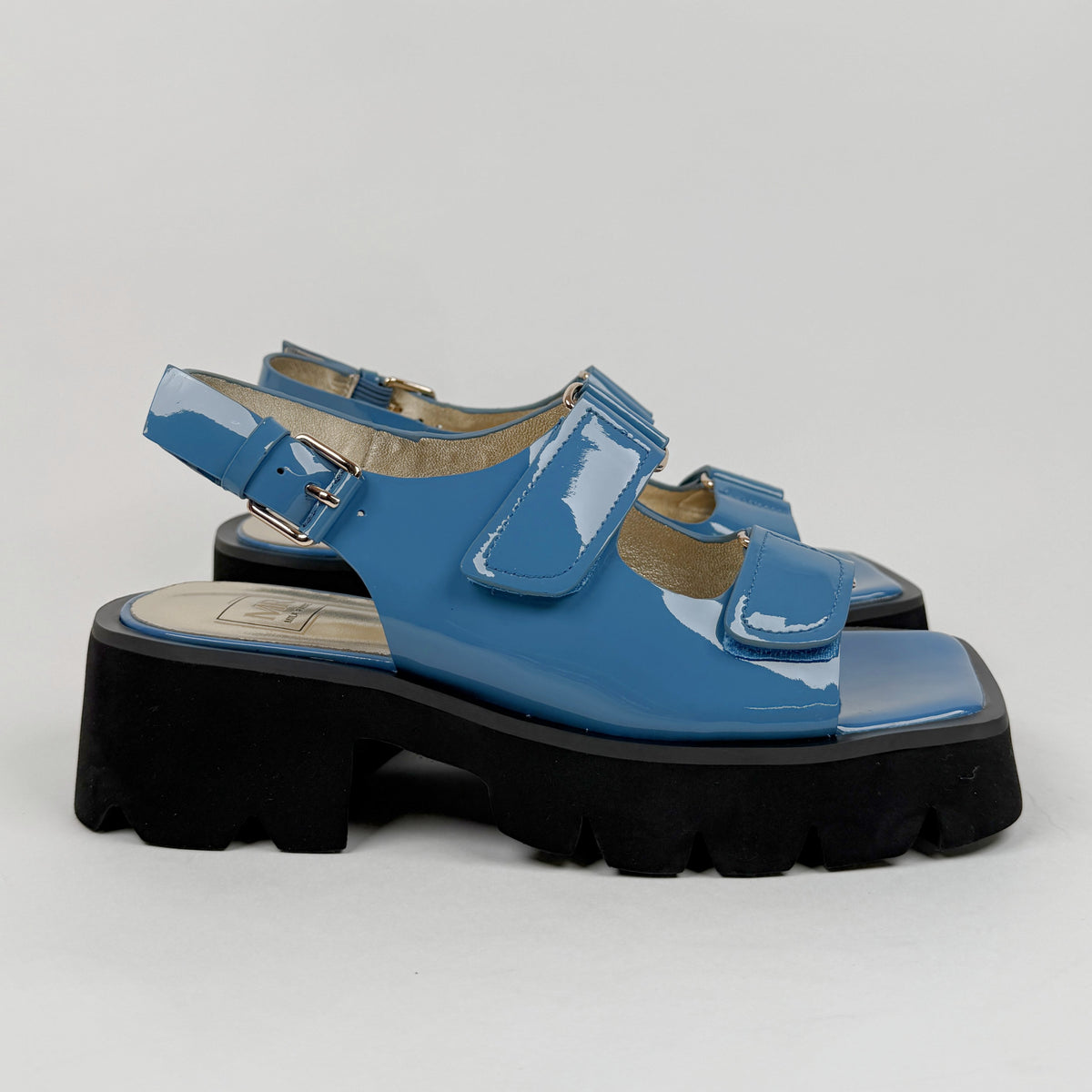 Mila Raine dixie blue patent