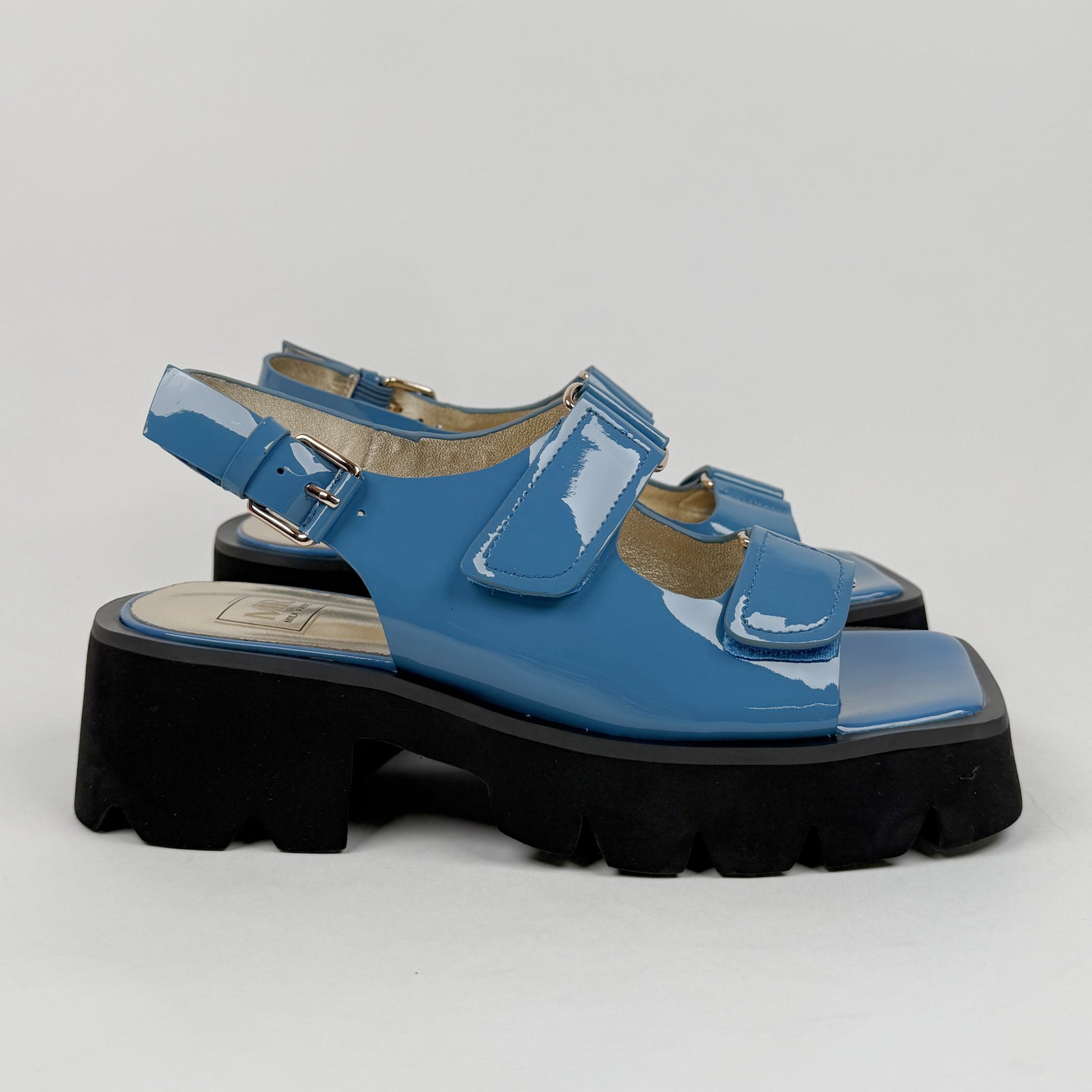 Mila Raine dixie blue patent