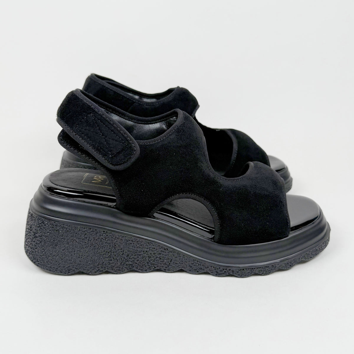 Mila Raine element black suede