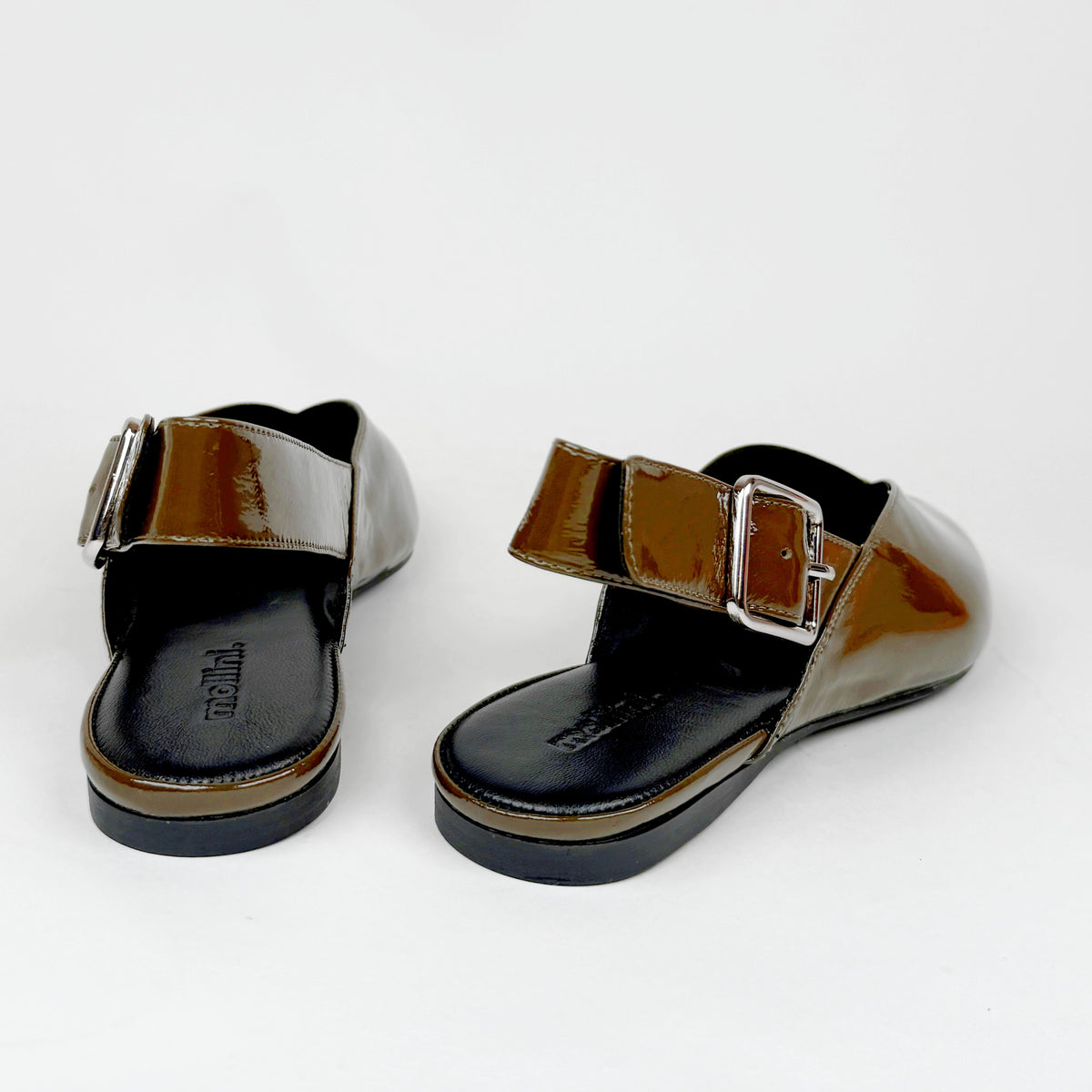 Mollini Foraya olive patent Mollini