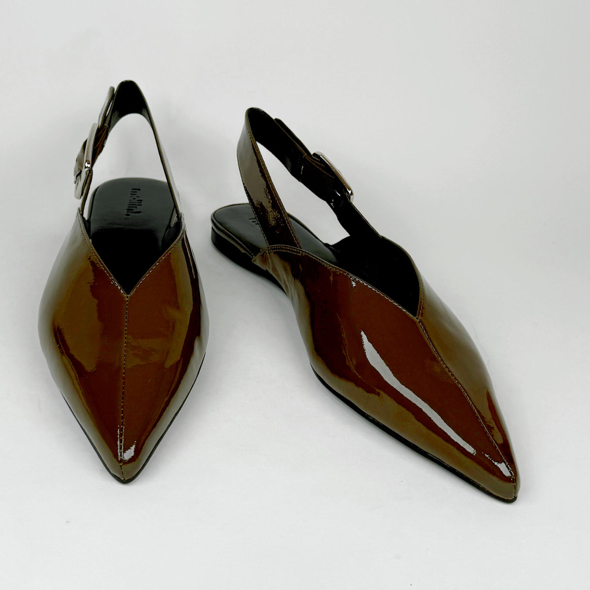 Mollini Foraya olive patent Mollini