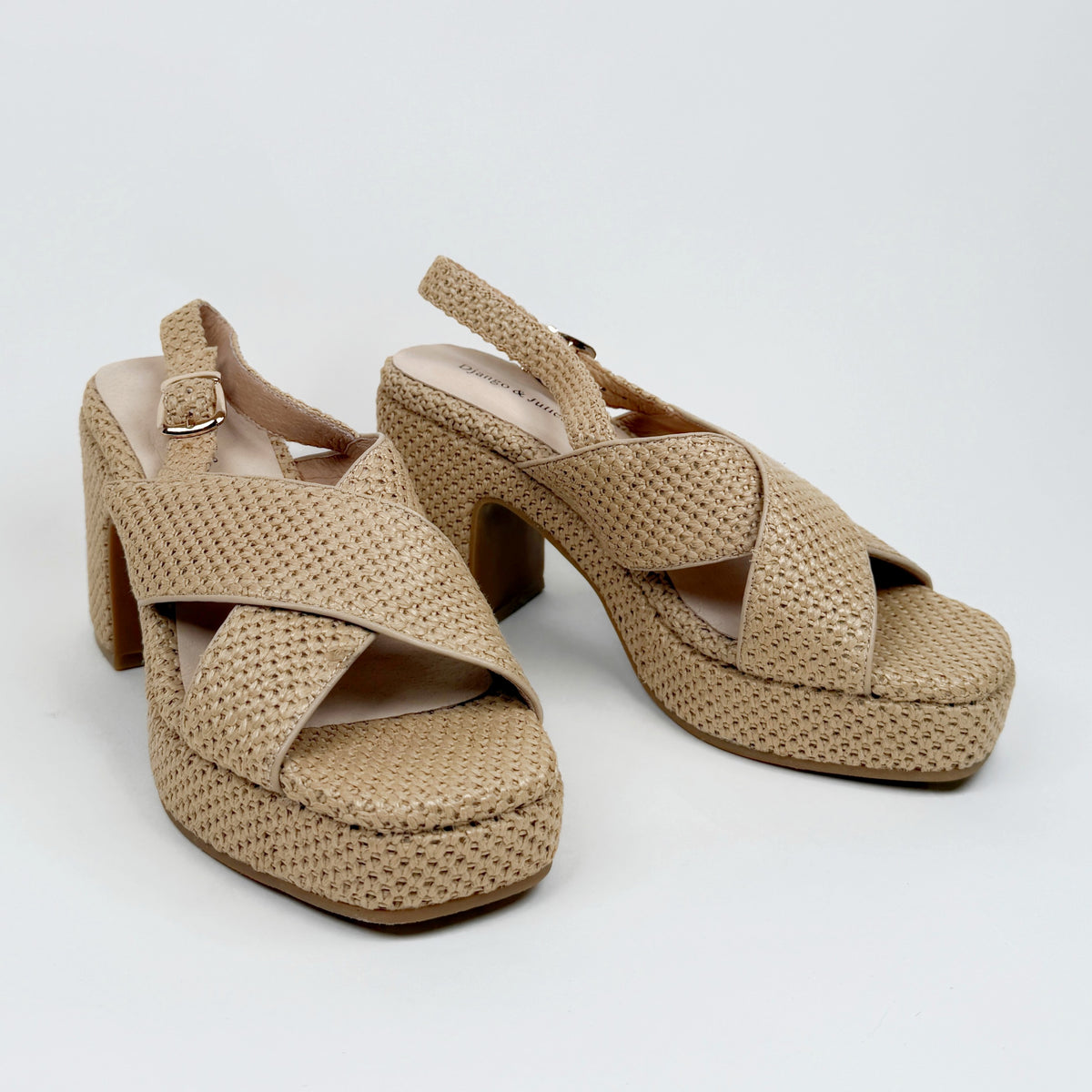 DJ Kippers camel raffia Django &amp; Juliette