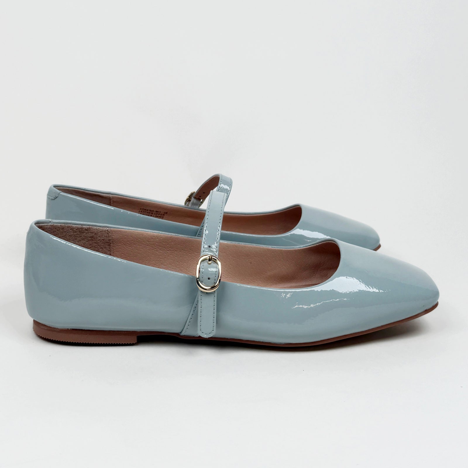 Mollini Tokena pale blue patent Mollini