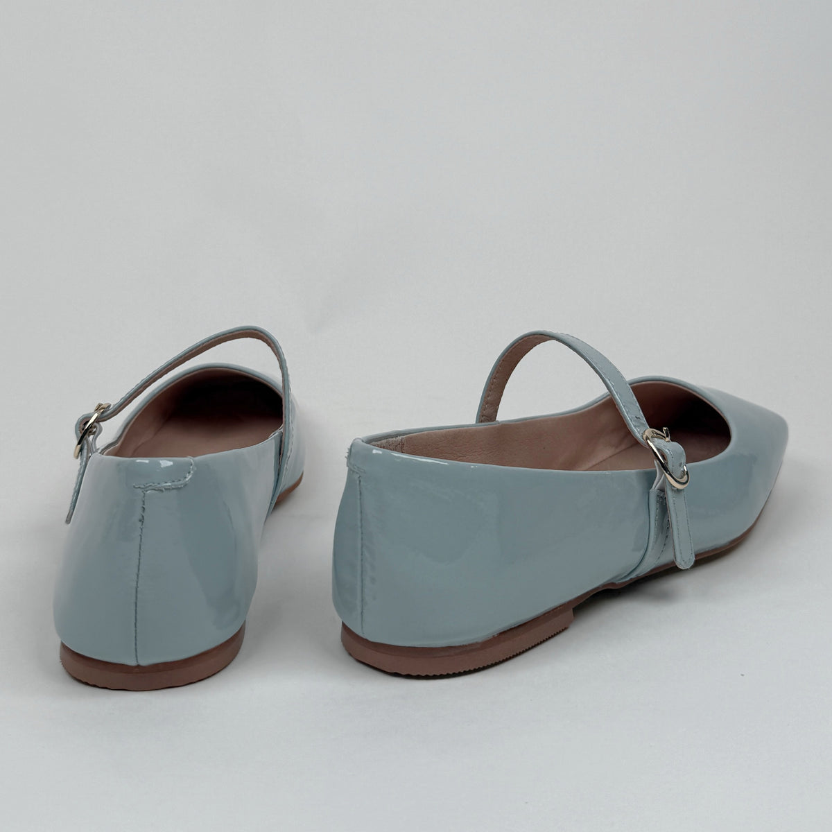 Mollini Tokena pale blue patent