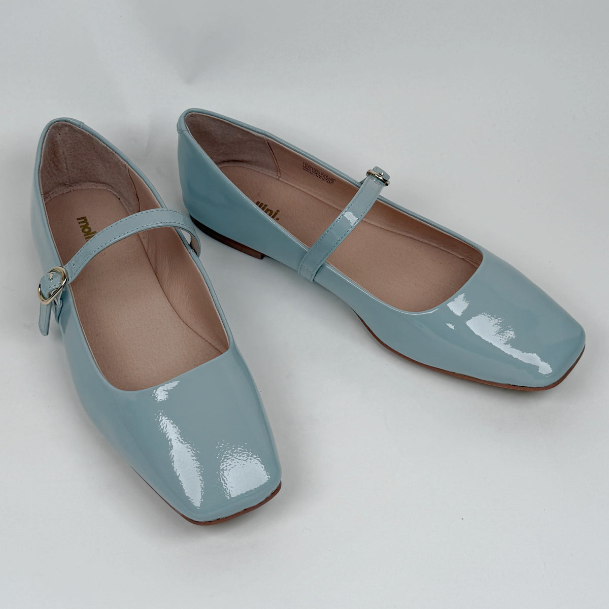 Mollini Tokena pale blue patent
