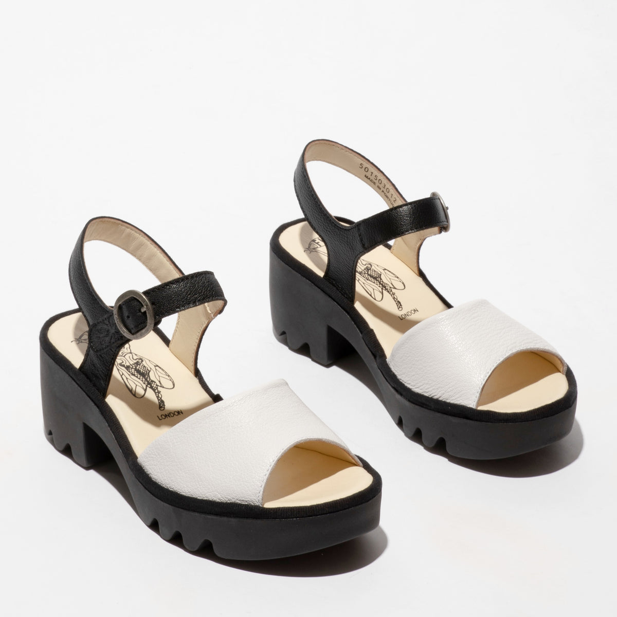 Fly London Tull white black Fly London