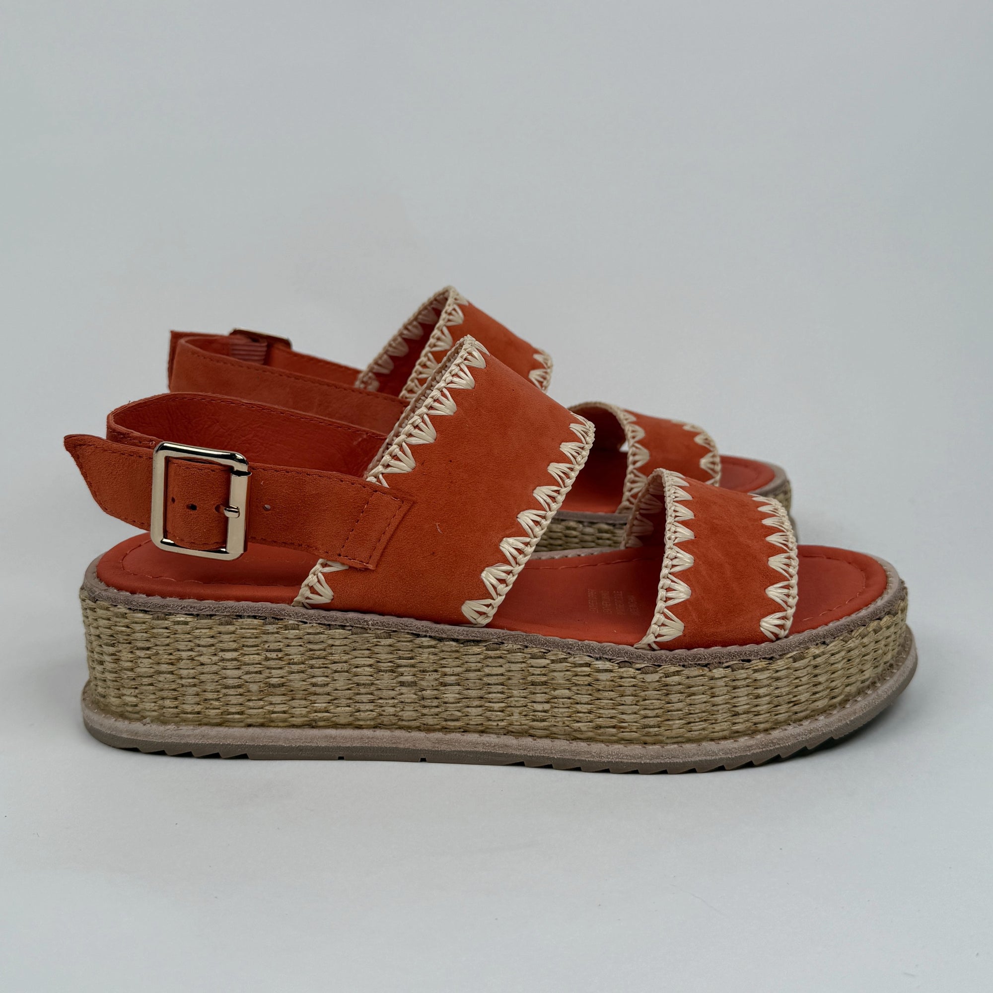 DJ Vera orange suede