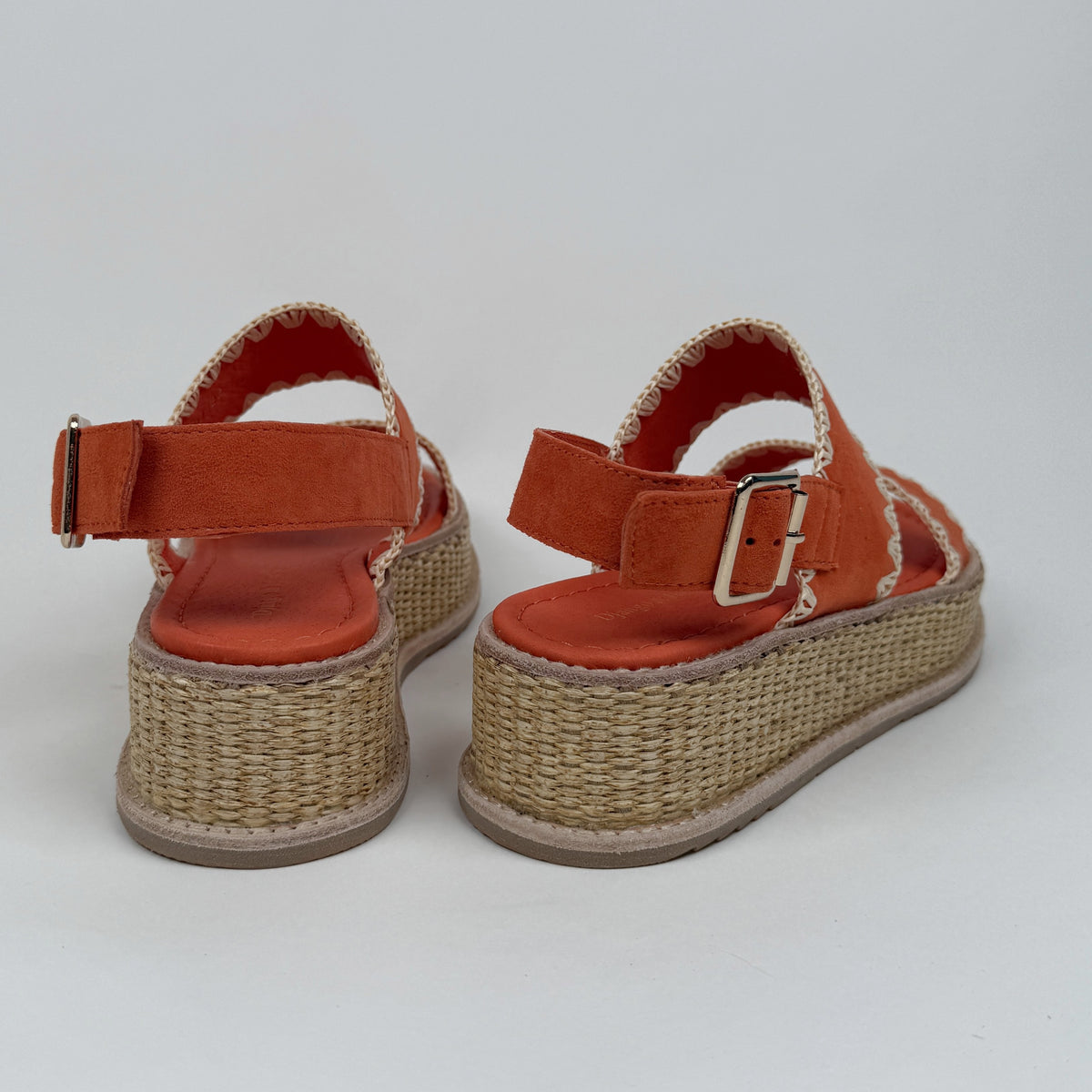 DJ Vera orange suede