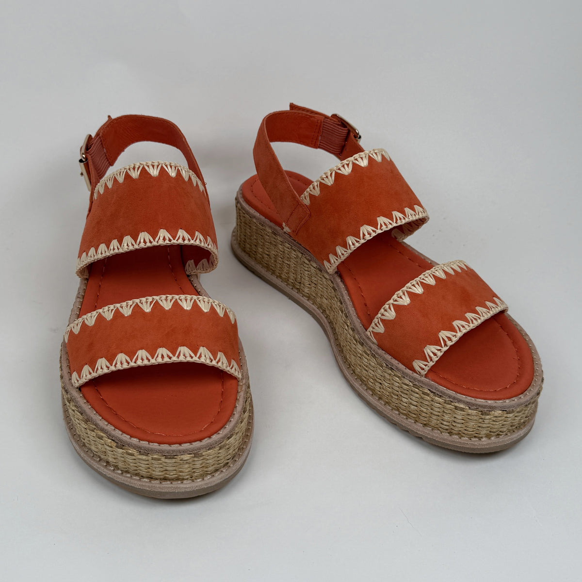 DJ Vera orange suede