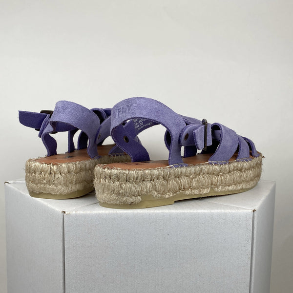 Sizes 36, 40, 41 Fly London Pawi violet suede - I Love Paris