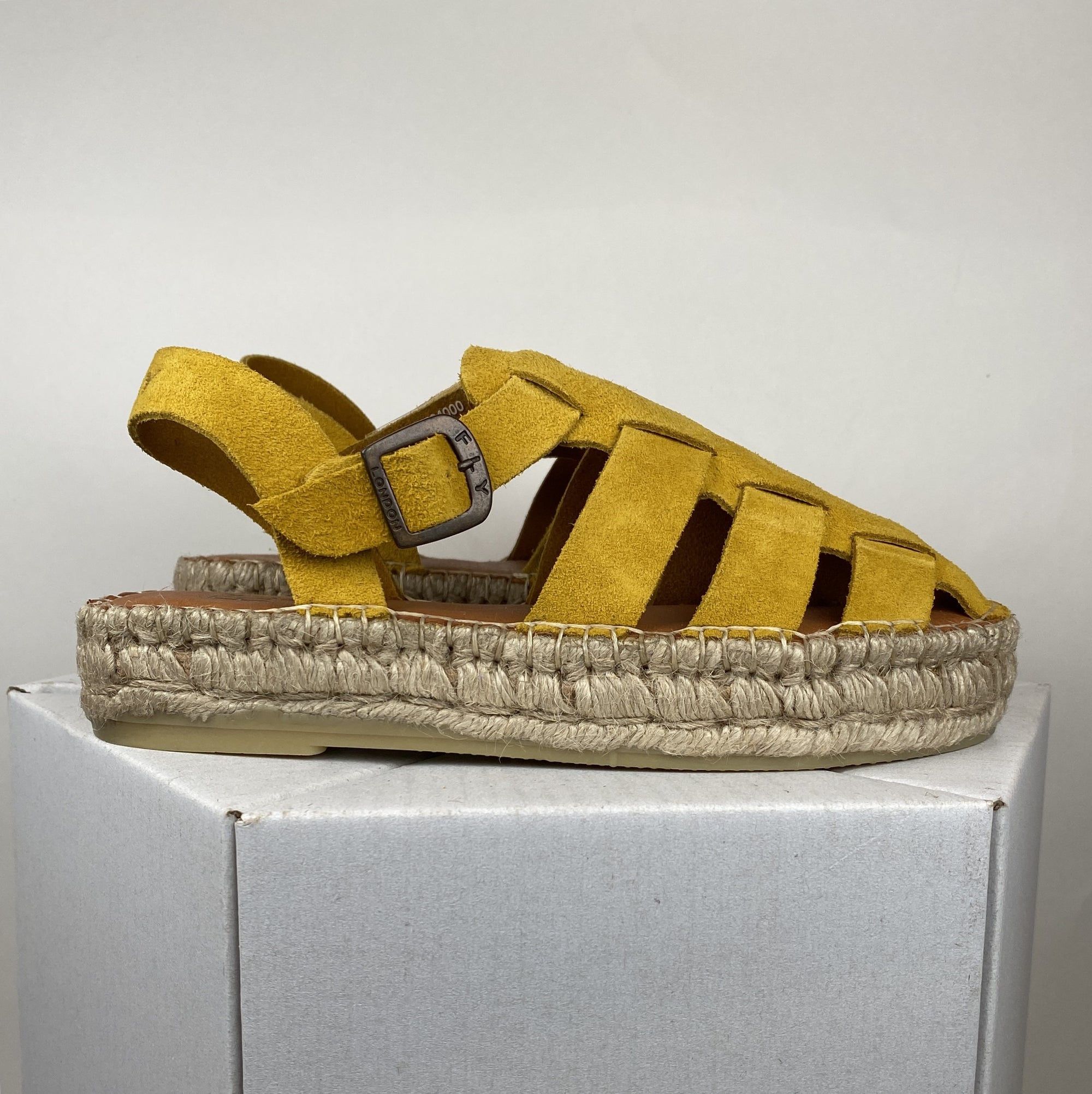 Fly London Pawi yellow suede